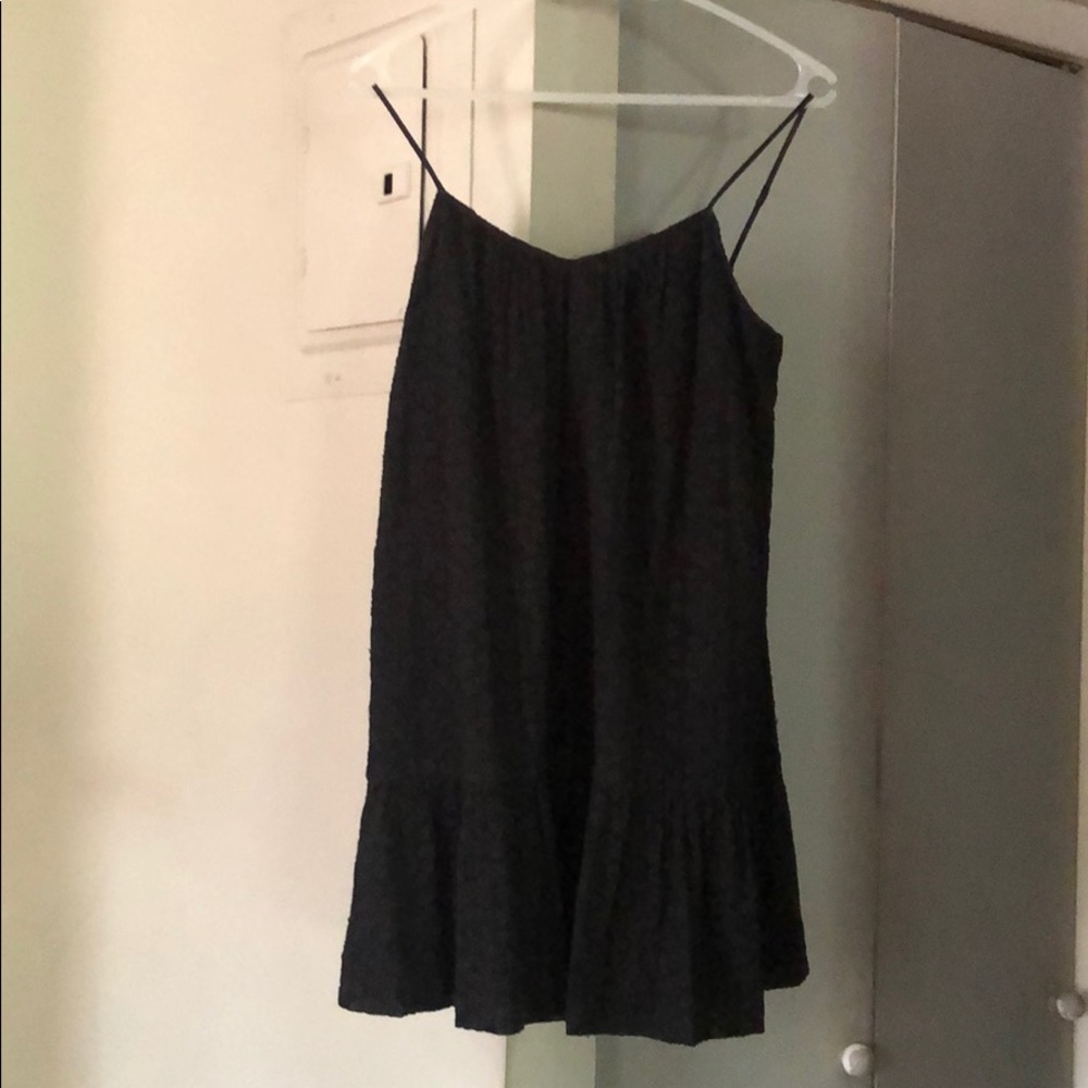 Madewell short black summer dress.